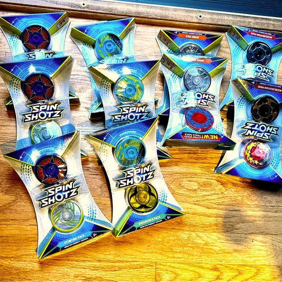 Hot Wheels Spin Shotz Endurance Packs Track Discs multiple color options - Picture 1 of 5